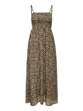 Only Vestito Longuette Donna 15352634 Animalier Leo - Maculato