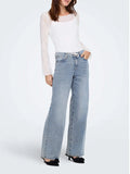 Only Jeans Wide Donna 15366343 - Denim