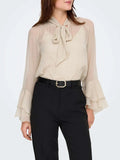 Only Blusa Peninna Donna 15367241 Oxford Tan - Beige