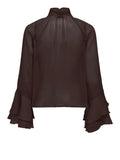 Only Blusa Peninna Donna 15367241 Coffee Bean - Marrone