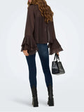 Only Blusa Peninna Donna 15367241 Coffee Bean - Marrone