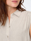 Only Camicia Casual Donna 15367416 Moonbeam - Avorio