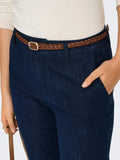 Only Pantalone Capri Pantalone Chino Alexa Donna 15367583 Sky Captain Melange - Blu