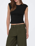 Only Top Donna 15367938 Black - Nero