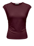 Only Top Donna 15367938 Maroon Banner - Bordeaux