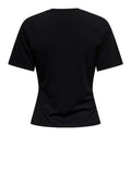 Only T-shirt Elena Donna 15368591 Black Gold Emblem - Nero