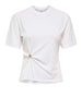 only t shirt elena donna 15368591 cloud dancer gold emblem bianco 161199060