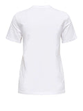 Only T-shirt Kita Donna 15368885 Bright White Many Cupcakes - Bianco