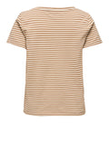 Only Maglia Donna 15368929 Toasted Coconut Oatmeal+silver - Marrone