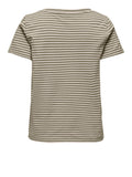 Only Maglia Donna 15368929 Mermaid Oatmeal+silver Glitter - Verde