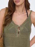 Only Top Donna 15369246 Mermaid Dtm Fmop Button - Verde