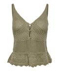 Only Top Donna 15369246 Mermaid Dtm Fmop Button - Verde