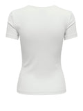 Only Top Donna 15369287 Cloud Dancer Rhinestone Bows ( - Bianco