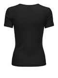 Only Top Donna 15369287 Black Rhinestone Bows (silver) - Nero