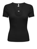 Only Top Donna 15369287 Black Rhinestone Bows (silver) - Nero