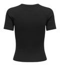 Only T-shirt Femke Donna 15369336 Black Black Bows - Nero
