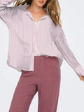 Only Camicia Casual Donna 15369488 Roseate Spoonbill Cloud Dancer - Rosa