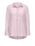Only Camicia Casual Donna 15369488 Roseate Spoonbill Cloud Dancer - Rosa