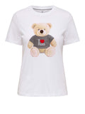 Only T-shirt Donna 15369992 Bright White Teddy Love Paris - Bianco
