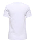 Only T-shirt Donna 15369992 Bright White Teddy Cool - Bianco