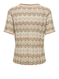 Only Maglia Donna 15369998 Foxtrot Jadeite/pale L/humus/g - Marrone