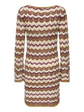 Only Vestito Mini Aster Donna 15370001 Foxtrot Grape W/cloud D/pale L - Marrone
