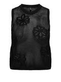 Only Top Donna 15370250 Black Black Pearls - Nero