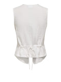 Only Gilet Donna 15370277 Bright White - Bianco