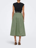 Only Gonna Longuette Donna 15370607 Oil Green - Verde