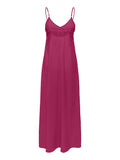 Only Vestito Longuette Donna 15371094 Sangria - Bordeaux