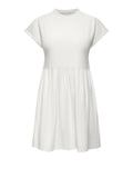 Only Vestito Mini Donna 15371778 Cloud Dancer - Bianco