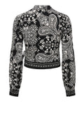 Only Blusa Donna 15371865 Black Ethnic Paisley - Nero