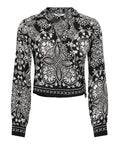 Only Blusa Donna 15371865 Black Ethnic Paisley - Nero