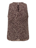 Only Top Donna 15371867 Chocolate Martini Leo Cow Drea - Marrone