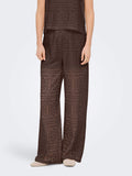 Only Pantalone Straight Donna 15372107 Shopping Bag - Marrone