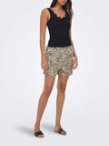 Only Shorts Donna 15372422 Pumice Stone Black Leo - Maculato