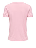 Only T-shirt Donna 15372554 Romance Rose Mixed Stone Colla - Rosa