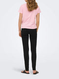 Only T-shirt Donna 15372554 Romance Rose Mixed Stone Colla - Rosa
