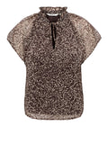 Only Blusa Donna 15372602 Chocolate Martini Leo Cow Drea - Marrone