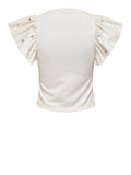 Only Top Donna 15372724 Cloud Dancer Rhinestones - Bianco