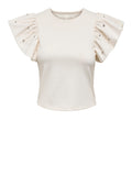 Only Top Donna 15372724 Cloud Dancer Rhinestones - Bianco