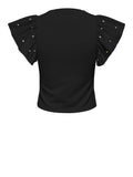 Only Top Donna 15372724 Black Rhinestones - Nero