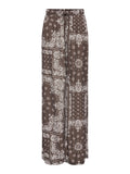 Only Pantalone Palazzo Kavi Ambelpu Donna 15373641 Chocolate Martini Brown Bandan - Marrone