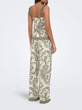 Only Top Donna 15373652 Ivy Green Paisley Border - Verde