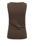 Only Top Donna 15374843 Chocolate Martini Boatneck - Marrone