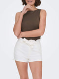 Only Top Donna 15374843 Chocolate Martini Boatneck - Marrone