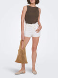 Only Top Donna 15374843 Chocolate Martini Boatneck - Marrone