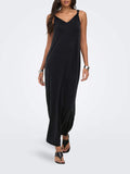 Only Vestito Longuette Donna 15375047 Black - Nero