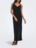 Only Vestito Longuette Donna 15375047 Black - Nero