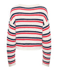 Only Pullover Geena Donna 15375362 Cloud Dancer Navy Blazer/poins - Bianco